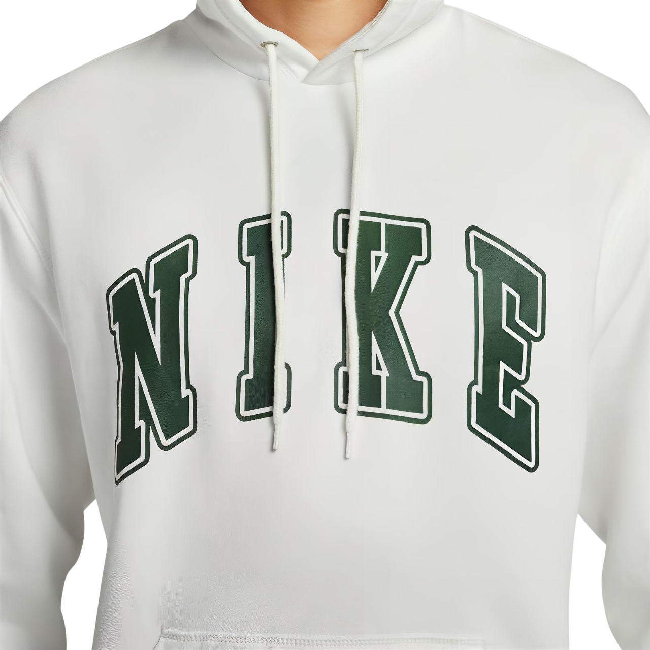 Nike Club Hoodie 'White Green' FZ0872-133