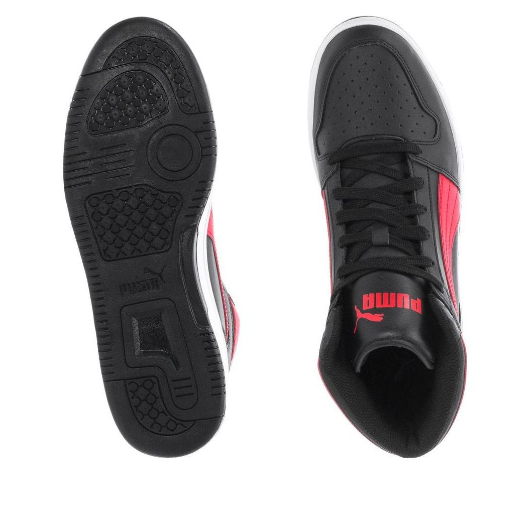 PUMA Rebound Layup Wide 'Black Red' 386438-34