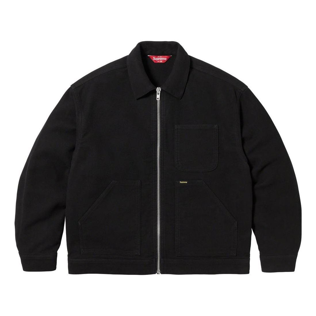 Supreme Moleskin Work Jacket 'Black' SUP-FW23-096