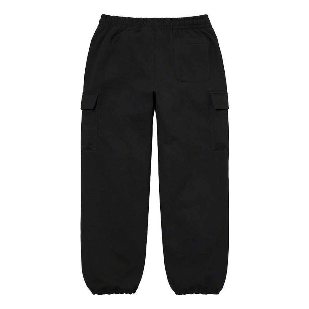 Supreme Small Box Cargo Sweatpants 'Black' SUP-FW22-705