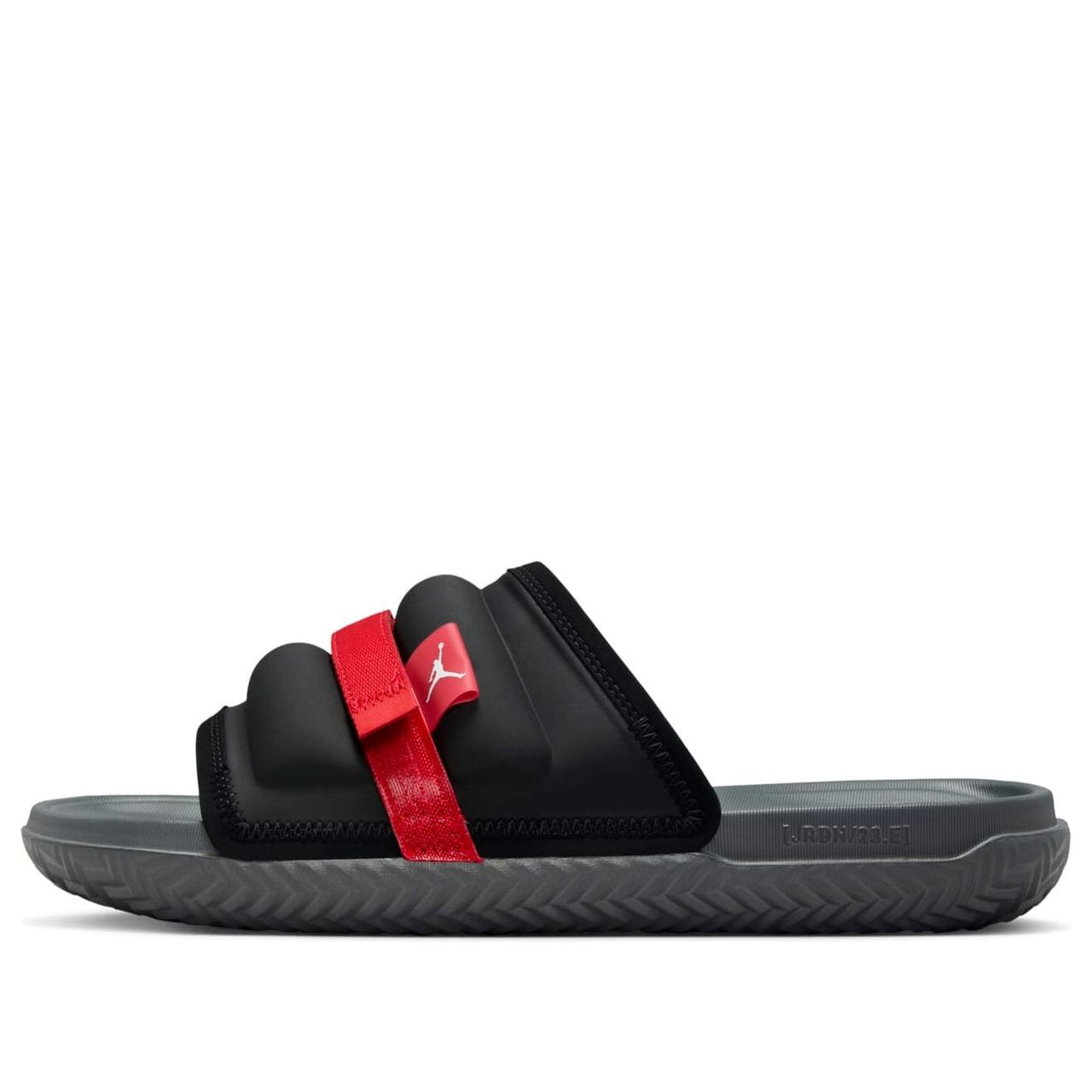 Air Jordan Super Play Slide 'Black Fire Red' DM1683-060