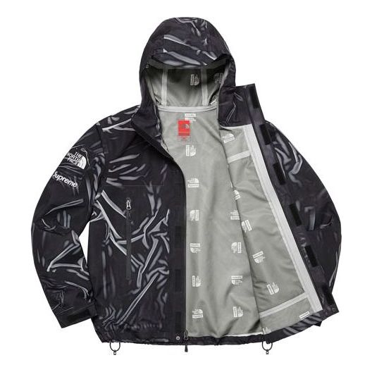 Supreme x The North Face Trompe L'Oeil Printed Taped Seam Shell Jacket 'Black' SUP-SS23-080