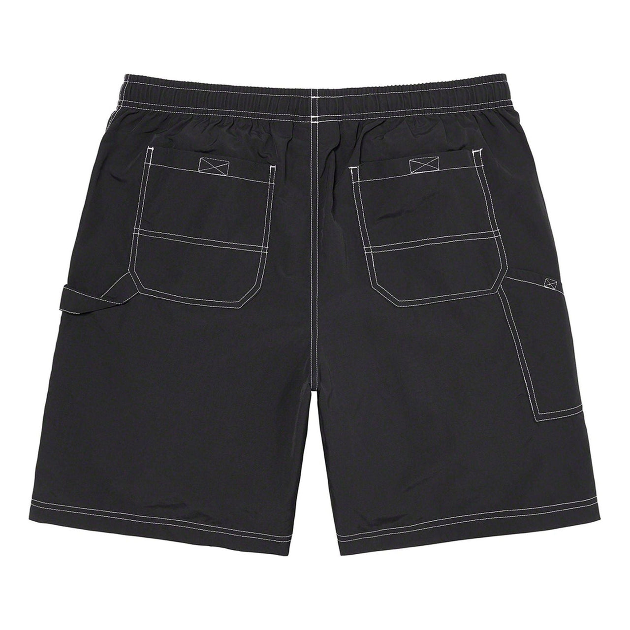 Supreme Nylon Painter Shorts 'Black White' SUP-SS23-218
