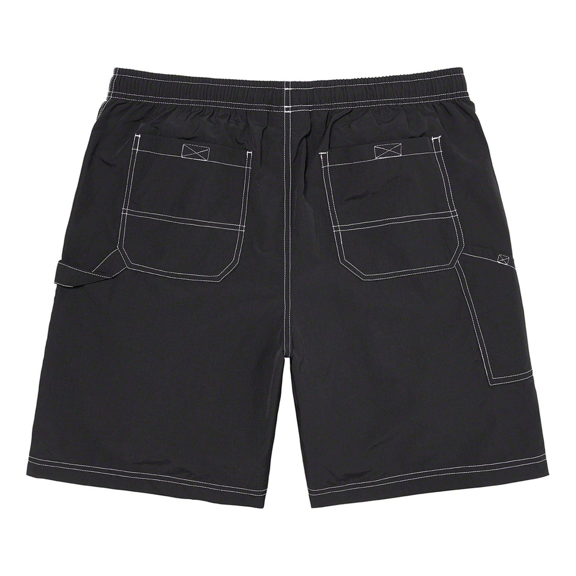 Supreme Nylon Painter Shorts 'Black White' SUP-SS23-218