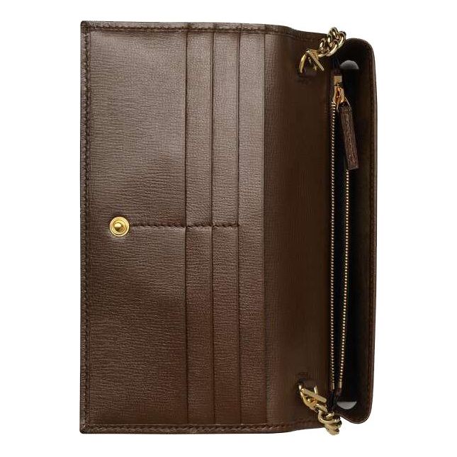 Gucci Horsebit 1955 Chain Wallet 'Beige Ebony' 621892-92TCG-8563