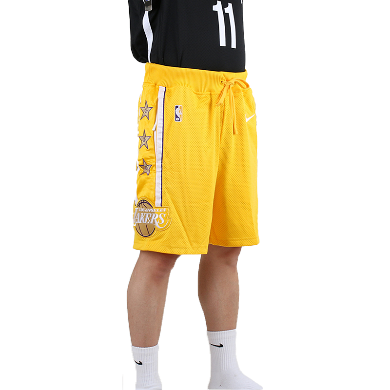Nike NBA Los Angeles Lakers SW Fan Edition Basketball Shorts Yellow CD2625-728