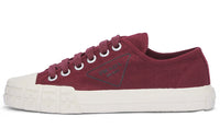 PRADA Canvas Shoes Women's Low-Top Burgundy