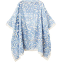 Loro Piana FW24 Cloaks Women's Cyan Blue