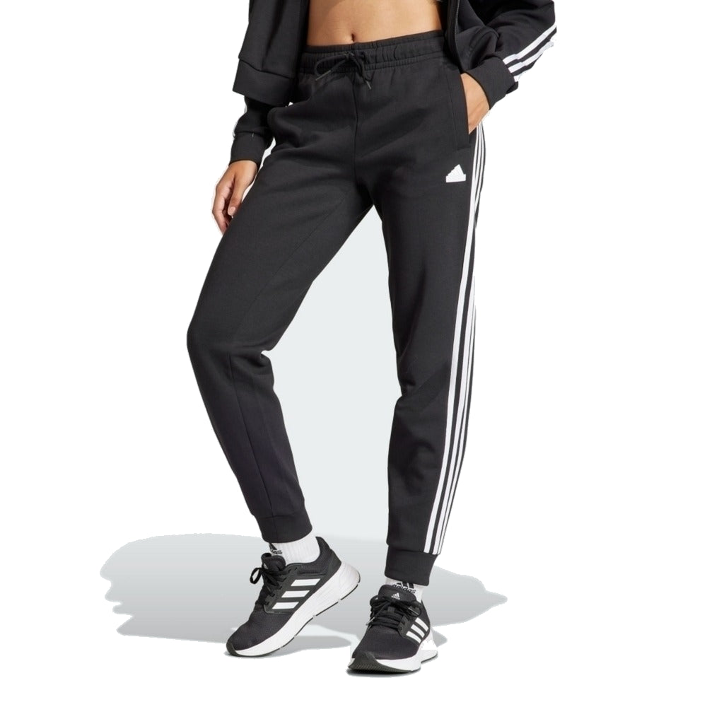 (WMNS) adidas Future Icons 3-Stripes Regular Pants Asia Sizing 'Black White' IN9479