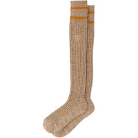 PRADA Knee-High Socks Women's 1 Pack Camel Brown