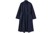 Loro Piana Andam Coat Coats Women's Dark Blue