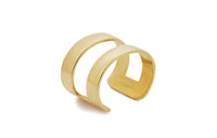 SAINT LAURENT Brass Bangles Women's Gold