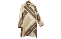 HERMES Coats Women's Beige