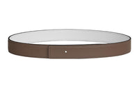 HERMES Leather Belts Women's Gray