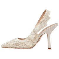DIOR J'Adior Slim Heel High Heels 10cm Women's White
