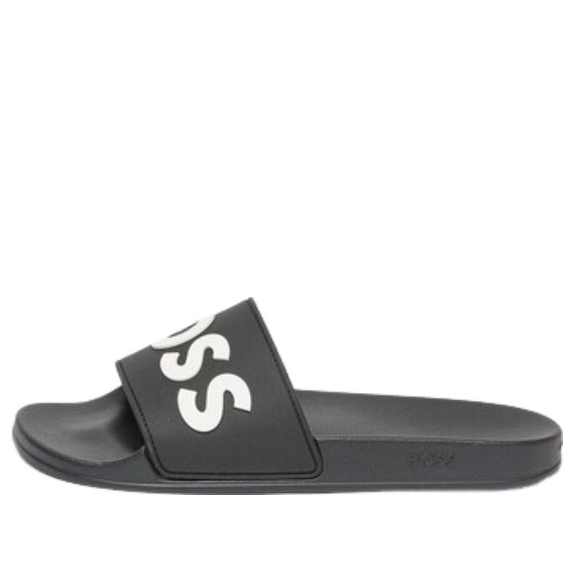 Hugo Boss Raised Italian Made Slides 'Black White' 50498241-001