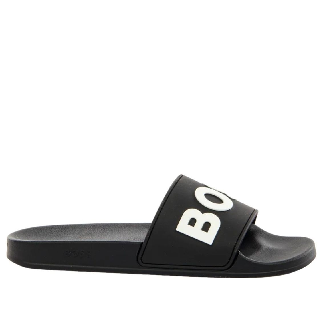 Hugo Boss Raised Italian Made Slides 'Black White' 50498241-001