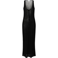 SAINT LAURENT Fine-ribbed Jersey Maxi Dress