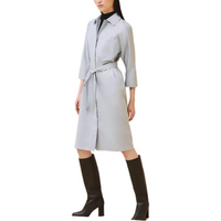 HERMES Long-Sleeved Dresses Women's Frost Blue