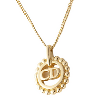 DIOR Gold-Plated Necklaces Women's Gold