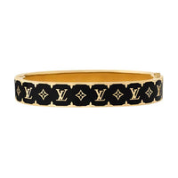 LOUIS VUITTON Enamel, Metal Bangles Women's Gold