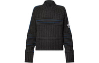 LOUIS VUITTON Contrast Accent Pullover Knitwear Men's Black