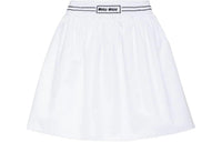 MIU MIU Casual Short Skirts Women's White