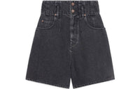 CELINE SS22 Denim Shorts Women's Black