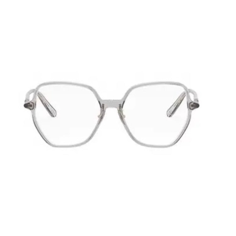 DIOR Plate Frame Irregular Shape Eyeglass Frames Women's Gray