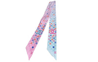 CHANEL Silk Scarves Women's Pink