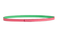 HERMES Double-Sided Design Calfskin Leather Belts Women's Multicolor Width 1.3CM