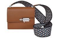 HERMES Verrou Hazelnut Brown/Black/White/Dark Blue