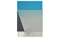 HERMES Knit Scarves Men's Marine Blue/Light Green