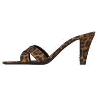 SAINT LAURENT Slide Slippers 7.5cm Women's Brown