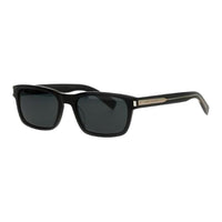 SAINT LAURENT Acetate Nylon Rectangular Sunglasses Men's Black