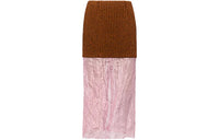 PRADA FW22 Casual Long Skirts Women's Pink