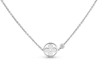 LOUIS VUITTON Idylle Blossom Pendant White Gold And Diamond