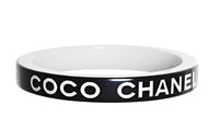 CHANEL Bangles Women's Black, White