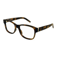 SAINT LAURENT Recycled Acetate Irregular Shape Eyeglass Frames Unisex Tortoiseshell