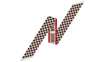 DIOR Silk Scarves Women's White/Black/Red