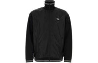 PRADA Triangle Logo Zipped Coat