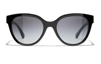 CHANEL Sunglasses Women's Black