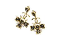 CHANEL Earrings Women's Gold