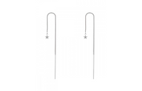 SAINT LAURENT Brass Drop Earrings Women's