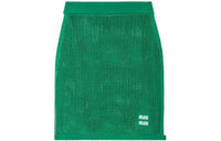 MIU MIU FW23 Casual Short Skirts Women's Green
