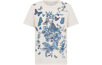 DIOR FW23 Drop Shoulder Sleeve T-Shirt Women's White
