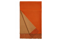 HERMES Knit Scarves Women's Orange