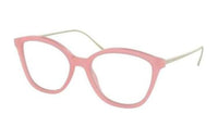 PRADA Acetate Cat Eye Eyeglass Frames Women's Pink