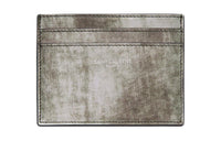 SAINT LAURENT PARIS Calfskin Card Holder Men's Silver