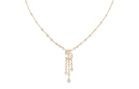 CHANEL Diamonds In 18K Gold Necklaces Unisex Gold